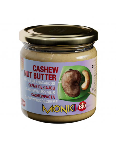 MONKI - MONKI CREMA DE ANACARDOS 330 GR SIN SAL REF. 762320