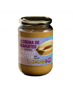 MONKI - MONKI CREMA DE CACAHUETE CRUNCHY 650 GR CON SAL REF. 762356