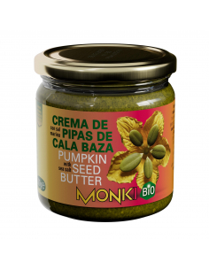 MONKI - MONIKI CREMA DE PIPA DE CALABAZA 330 GR CON SAL REF. VEG.1057