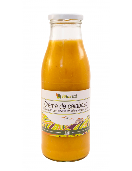BIHORTAL - CREMA DE CALABAZA BIO 500 ML BIHORTAL