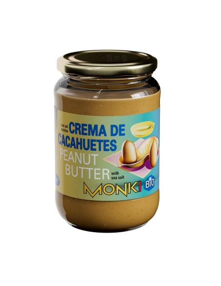 MONKI - MONKI CREMA DE CACAHUETE 650 GR CON SAL  REF.762351