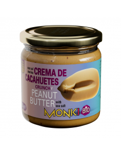 MONKI - MONKI CREMA DE CACAHUETE CRUNCHY 330 GR CON SAL REF. 762355