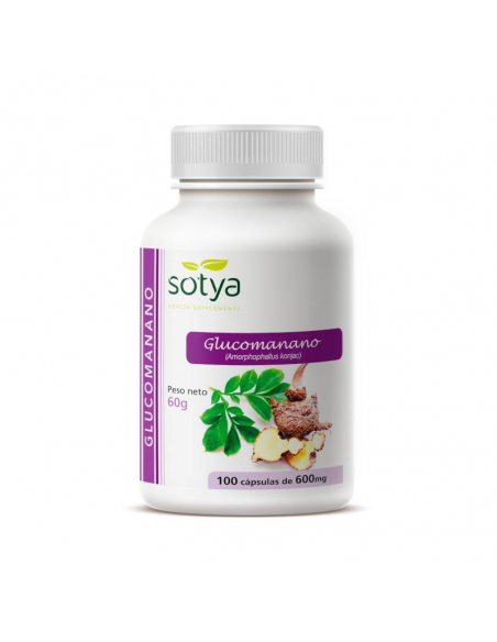 Sotya - GLUCOMANANO 600 MG. 100 CAPSULAS