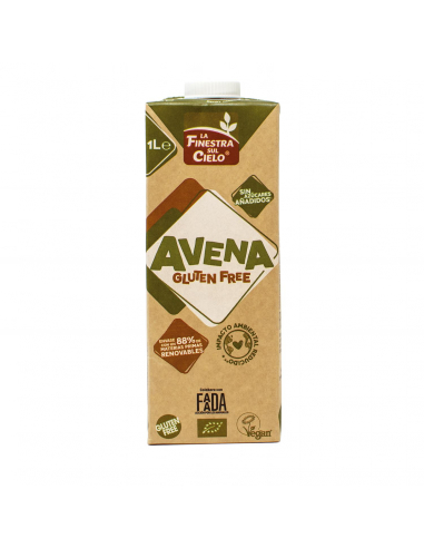 LA FINESTRA SUL CIELO - CAJA BEBIDA DE AVENA SIN GLUTEN 6 X 1L.LA FINESTRA SUL CIELO