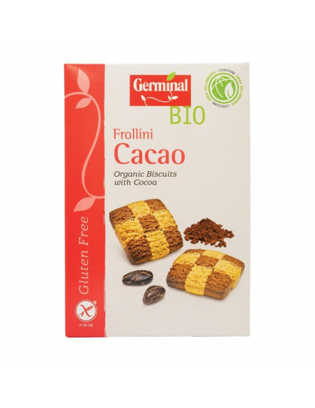 LA FINESTRA SUL CIELO - GALLETAS DE CACAO BIO SIN GLUTEN 250 GRS. GERMINAL