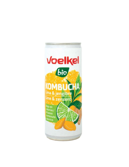 LA FINESTRA SUL CIELO - KOMBUCHA LIMA Y JENGIBRE BIO LATA 250 ML. VOELKEL