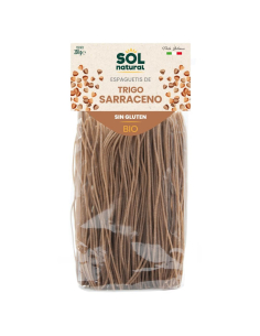 Sol Natural - SPAGUETTI TRIGO SARRACENO BIO SIN GLUTEN 250 GRS. SOL NATURAL