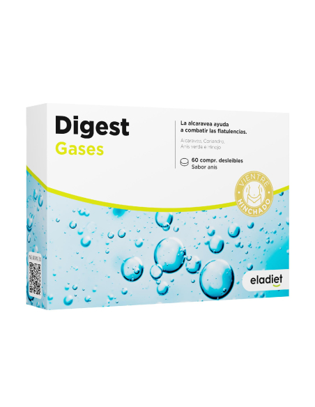 Eladiet - DIGEST GASES 60 COMPRIMIDOS