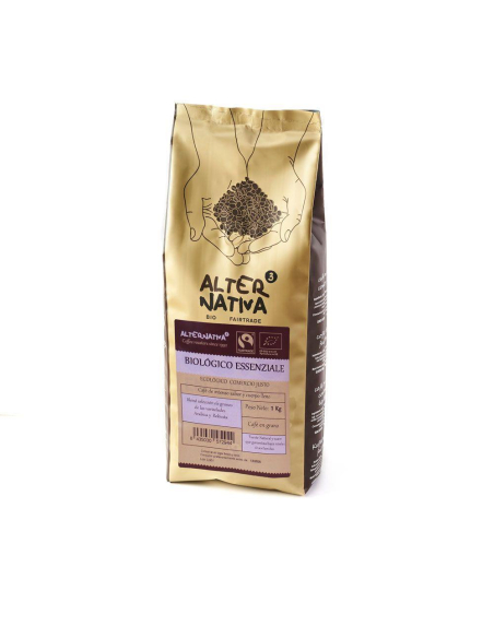 ALTERNATIVA 3 - CAFE ESSENZIALE BIOLOGICO 1 KG. GRANO