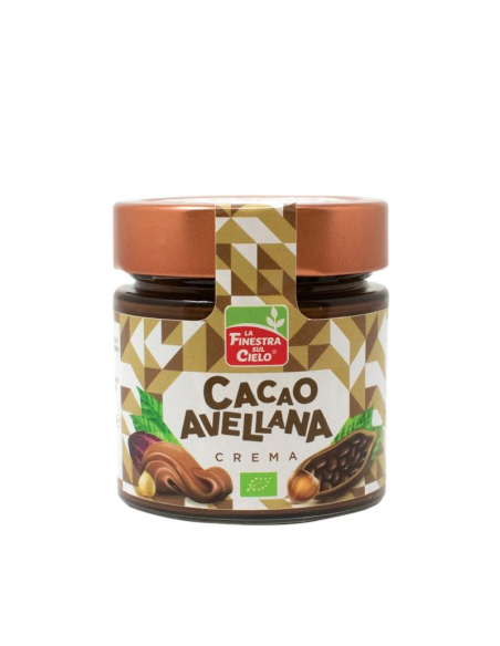 LA FINESTRA SUL CIELO - CREMA DE AVELLANAS Y CACAO VEGAN BIO 200 GRS. LA FINESTRA SUL CIELO
