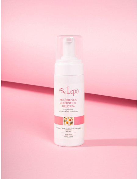 Lepo - MOUSSE LIMPIADOR FACIAL DELICADO CON PREBIOTICOS 150 ML