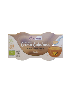 Ecomil - ECOMIL POSTRE ESTILO CREMA CATALANA 2 X 125 GRS.