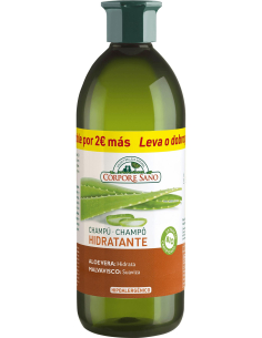 Corpore Sano - CHAMPU HIDRATANTE ALOE Y MALVAVISCO FORMATO 300 + 300 ML.
