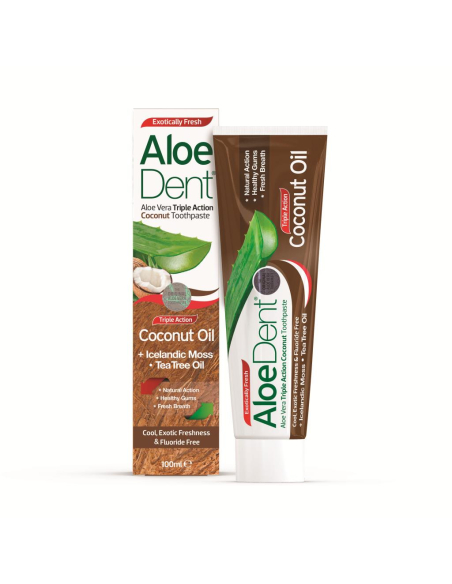 Madal Bal - DENTÍFRICO ALOE VERA COCONUT SIN FLÚOR 100 ML.