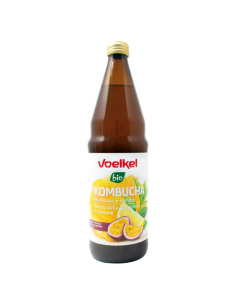 LA FINESTRA SUL CIELO - KOMBUCHA MARACUYA Y LIMON BIO 750 ML. VOELKEL