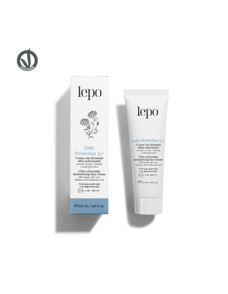 Lepo - DAILY PROTECTION CREMA FACIAL HIDRATANTE & PROTECTORA SPF. 50+ UVA/UVB/IR/HEV