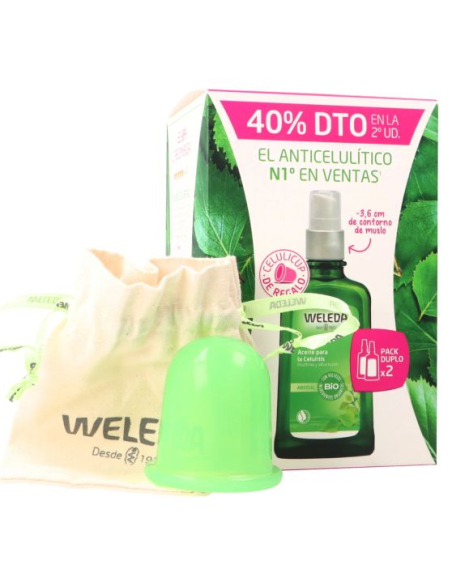 WELEDA - DOBLE PACK ABEDUL (2 ACEITE ANTICELULITICO DE ABEDUL 100 ML. 2ª UD. 40% DTO.)
