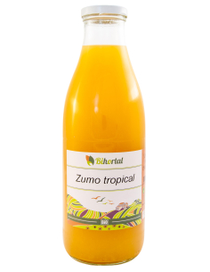 BIHORTAL - CAJA ZUMO TROPICAL 1 L BIO 6 UDS.  BIHORTAL
