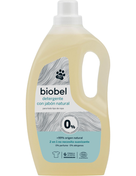 Biobel 0% - DETERGENTE BIOBEL 0% 1,5 LITROS (REF. 6807)