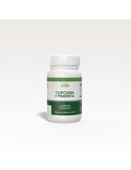 Sotya - CURCUMA + PIMIENTA 60 CAPSULAS 550MG