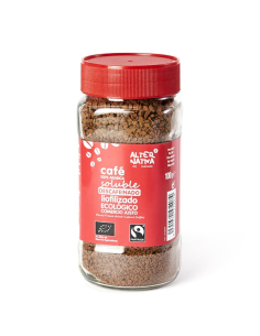 ALTERNATIVA 3 - CAFE DESCAFEINADO 100% ARABIGA SOLUBLE BIO LIOFILIZADO PET 100 GRS.