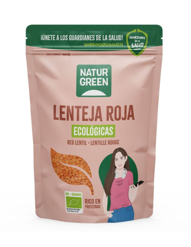 Naturgreen - NATURGREEN LENTEJA ROJA BIO 500 GRS.