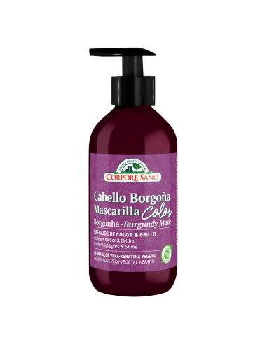 Corpore Sano - MASCARILLA COLOR CABELLOS BORGOÑA 280 ML.
