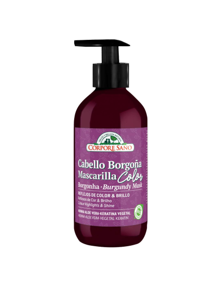 Corpore Sano - MASCARILLA COLOR CABELLOS BORGOÑA 280 ML.