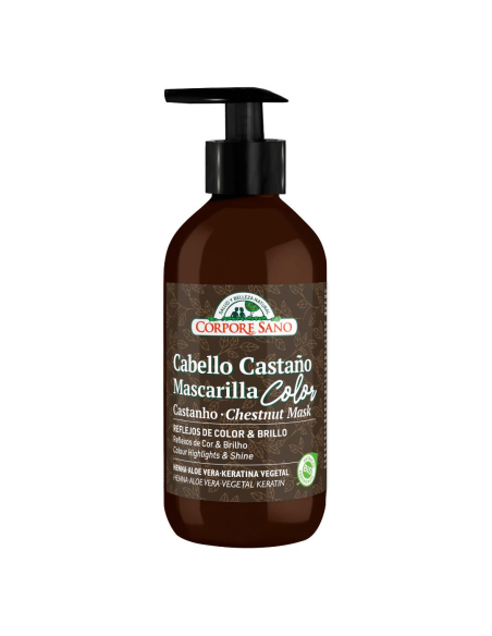 Corpore Sano - MASCARILLA COLOR CABELLOS CASTAÑOS 280 ML.