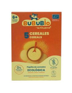 ALTERNATIVA 3 - PAPILLA 5 CEREALES SIN GLUTEN BIO 200 GRS. ALTERNATIVA 3