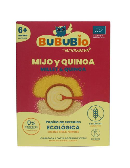 ALTERNATIVA 3 - PAPILLA DE MIJO Y QUINOA SIN GLUTEN BIO 200 GRS. ALTERNATIVA 3