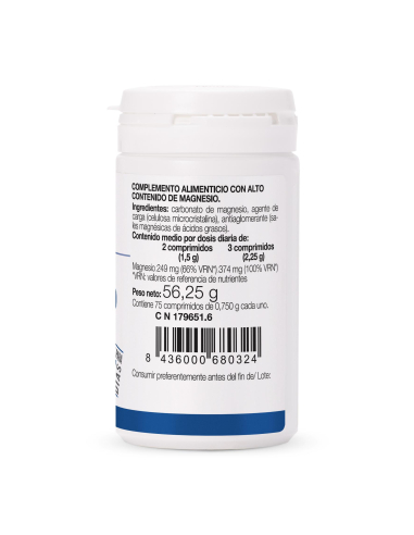 Ana María la Justicia - CARBONATO MAGNESIO 75 COMPRIMIDOS