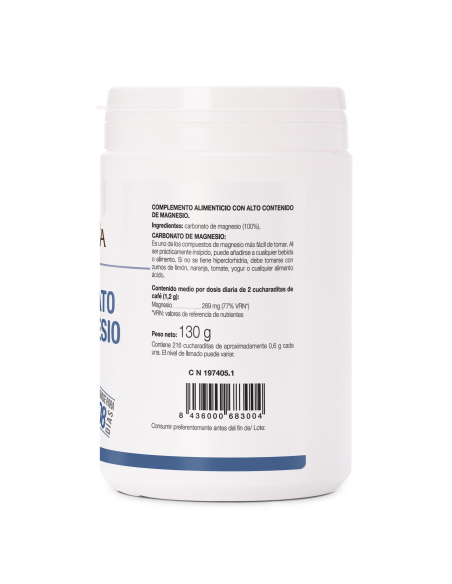 Ana María la Justicia - CARBONATO DE MAGNESIO 130 GR. POLVO