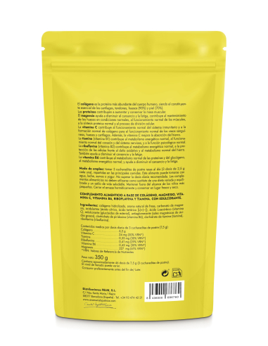 AML Sport - AMLSPORT 350 GRS. COLAGENO + MAGNESIO + VIT. C + VIT.B1.B2.B6 Sabor Fresa