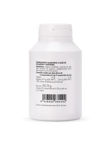 AML Sport - AMLSPORT COLAGENO + MAGNESIO 270 compirmidos