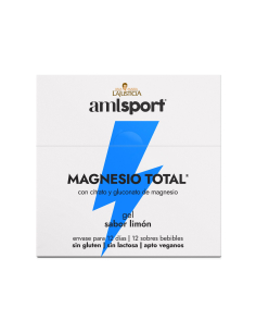 AML Sport - AMLSPORT MAGNESIO TOTAL GEL SABOR LIMON 12 SOBRES DE 20 ML 2
