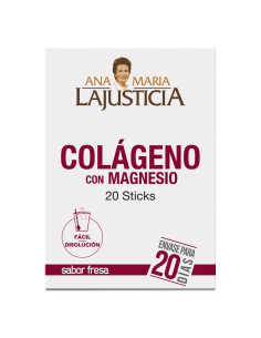 Ana María la Justicia - 20 STICKS COLAGENO CON MAGNESIO FRESA
