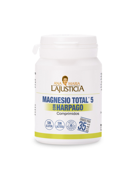 Ana María la Justicia - MAGNESIO TOTAL 5 CON HARPAGOFITO 70 COMPRIMIDOS