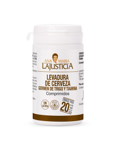 Ana María la Justicia - LEV.CERVEZA+GERMEN TRIGO+ TIAMINA (B1) 80 COMPRIMIDOS