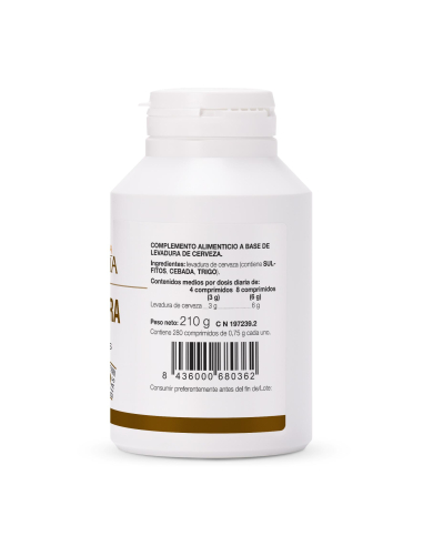 Ana María la Justicia - LEVADURA CERVEZA 280 COMPRIMIDOS