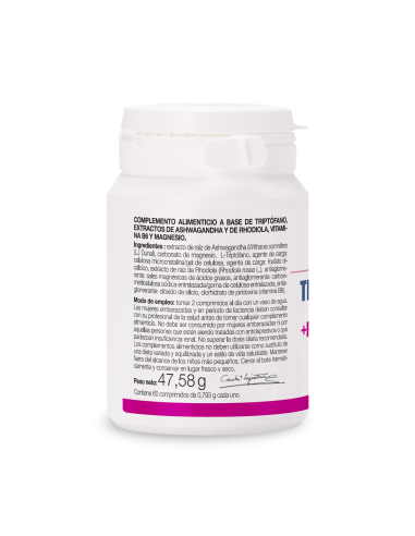 Ana María la Justicia - TRIPTOFANO PLUS ASHWAGANDHA + RHODIOLA Y MAGNESIO 60 COMPRIMIDOS