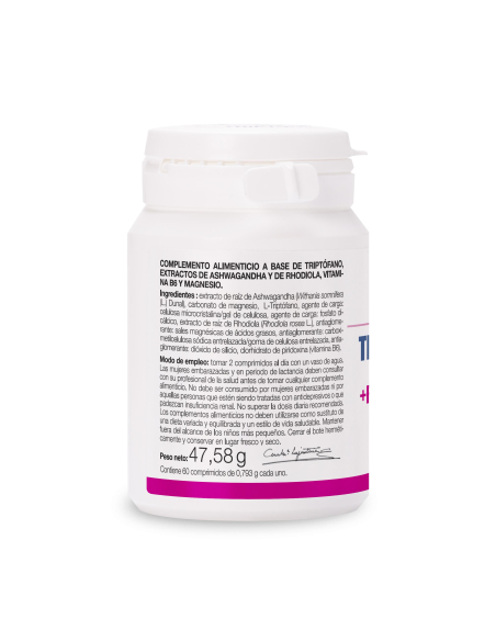 Ana María la Justicia - TRIPTOFANO PLUS ASHWAGANDHA + RHODIOLA Y MAGNESIO 60 COMPRIMIDOS