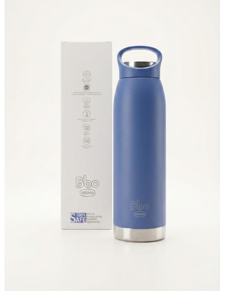 BBO Irisana - BOTELLA BBO IRISANA TERMO ACERO INOXIDABLE 700 ML. AZUL BBO20.700.AZ