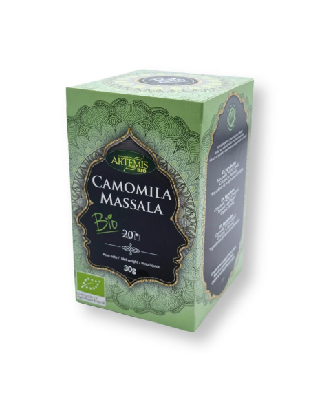 ARTEMIS BIO - INFUSION CAMOMILA MASSALA ECO CAJA DE 20 FILTROS