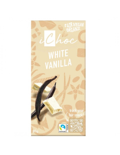 Vivani Chocolat - WHITE VAINILLA -  CHOCOLATE VEGANO BLANCO CON VAINILLA BOURBON BIO 80 GRS.