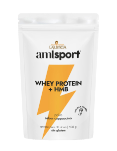 AML Sport - WHEY PROTEIN + HMB (520 gr) Sabor capuccino AMLSPORT