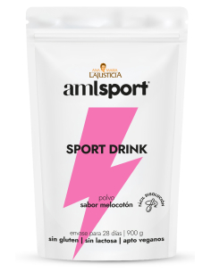 AML Sport - SPORT DRINK (900 gr) Sabor melocotón AMLSPORT