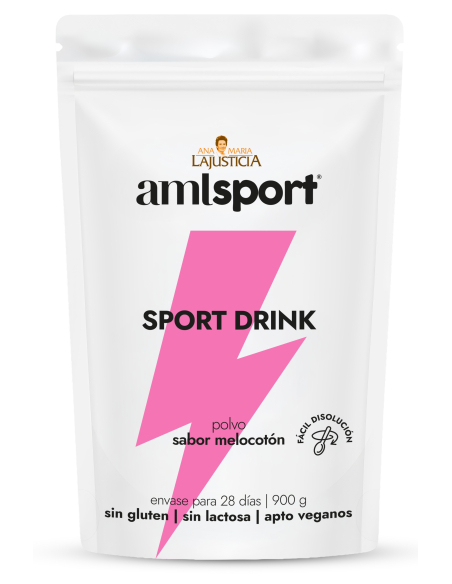 AML Sport - SPORT DRINK (900 gr) Sabor melocotón AMLSPORT