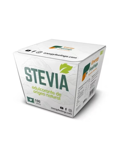 Energy Feelings - STEVIA  SOBRES INDIVIDUALES 100 UNIDADES/0,6 GRS.