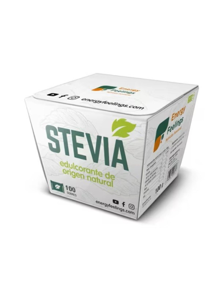 Energy Feelings - STEVIA  SOBRES INDIVIDUALES 100 UNIDADES/0,6 GRS.
